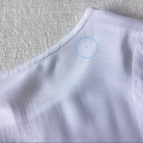 Lush Swim Cover Up Woman’s Size Medium Floral Pattern Cutouts Bell Sleeves - Picture 13 of 14